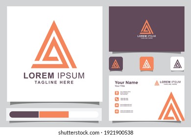 logo design of initial letter A. initial letter A. A logo. Initial logo. a unique, exclusive, elegant, professional, clean, simple, modern logo. It would be perfect for your company.