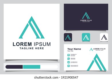 logo design of initial letter A. initial letter A. A logo. Initial logo. a unique, exclusive, elegant, professional, clean, simple, modern logo. It would be perfect for your company.
