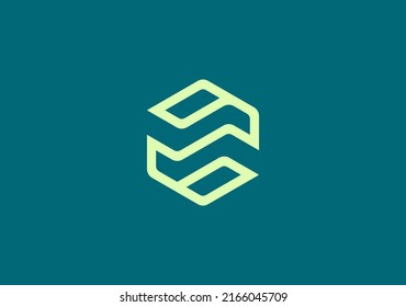 Letra inicial Z o número 2 del diseño del logotipo con diseño de línea elegante