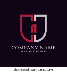 Logo design initial  - Vector

