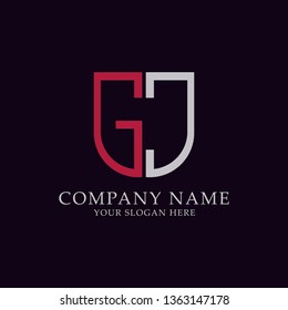 Logo design initial - Vector

