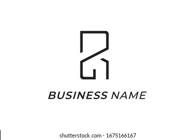 logo design initial vector letter B