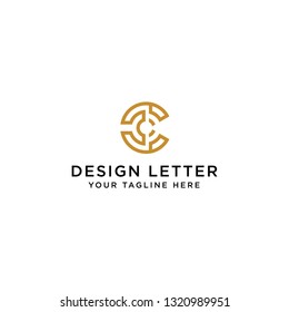 logo design inspiration for companies from the initial letters of the C logo icon. -Vector
