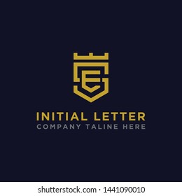 logo design inspiration for companies from the initial letters of the SE logo icon. -Vector