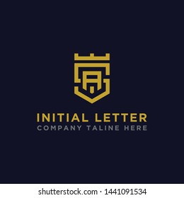 logo design inspiration for companies from the initial letters of the SA logo icon. -Vector