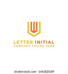 logo design inspiration for companies from the initial letters of the VW logo icon. -Vector