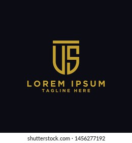 logo design inspiration for companies from the initial letters of the VS logo icon. -Vector