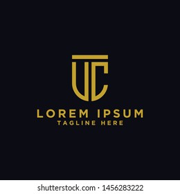 logo design inspiration for companies from the initial letters of the VC logo icon. -Vector