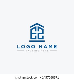 logo design inspiration for companies from the initial letters of the EZ logo icon. -Vector