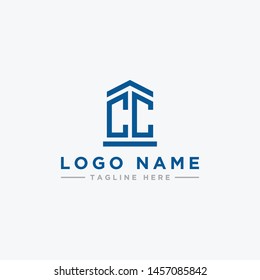 logo design inspiration for companies from the initial letters of the CC logo icon. -Vector