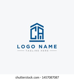 logo design inspiration for companies from the initial letters of the CA logo icon. -Vector