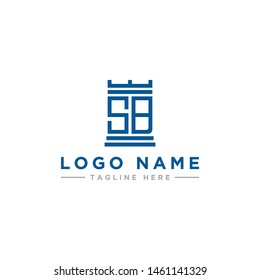 logo design inspiration for companies from the initial letters of the SB logo icon. -Vector