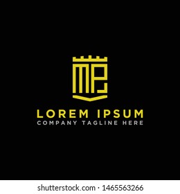 logo design inspiration for companies from the initial letters of the MP logo icon. -Vector
