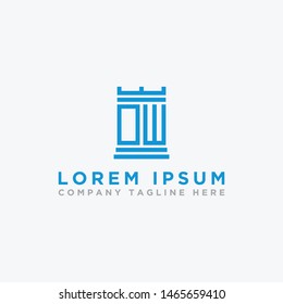 logo design inspiration for companies from the initial letters of the OW logo icon. -Vector