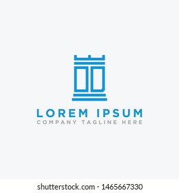 logo design inspiration for companies from the initial letters of the OD logo icon. -Vector