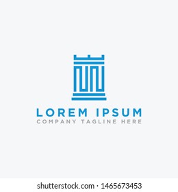 logo design inspiration for companies from the initial letters of the NN logo icon. -Vector