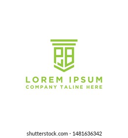 logo design inspiration, for companies from the initial letters of the PB logo icon. -Vectors