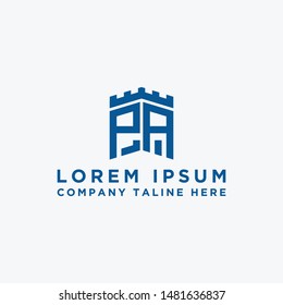 logo design inspiration, for companies from the initial letters PA logo icon. -Vectors
