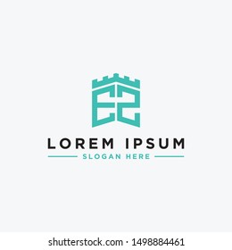 Logo design, Inspiration for companies from the initial letters of the EZ logo icon. -Vectors