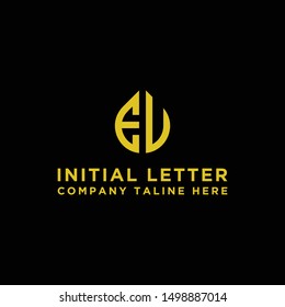 Logo design, Inspiration for companies from the initial letters of the EV logo icon. -Vectors