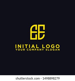 Logo design, Inspiration for companies from the initial letters of the EE logo icon. -Vectors