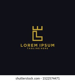 logo design inspiration for companies from the initial letters of the l logo icon. -Vector