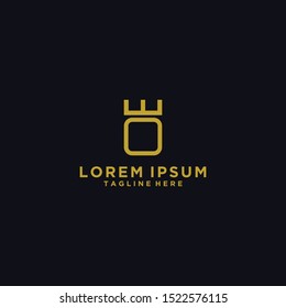 logo design inspiration for companies from the initial letters of the O logo icon. -Vector