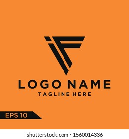  Logo design Inspiration for companies from the initial letters logo IF AND FI icon