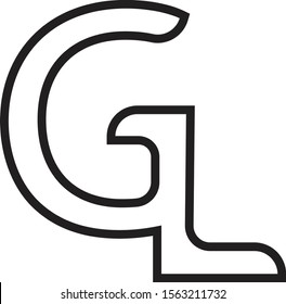 logo design inspiration for companies from the initial letters of the GL logo  -Vector