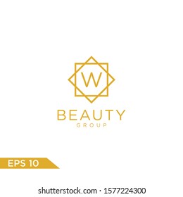  Logo design Inspiration for companies from the initial letters logo W icon 