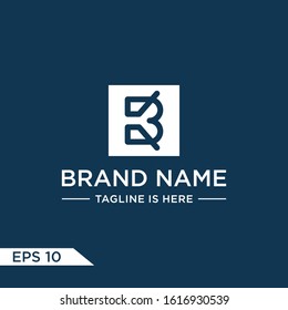 Logo design Inspiration for companies from the initial letters logo Bk icon 