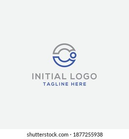 logo design inspiration for companies from the initial letters of the IC logo icon. -Vector