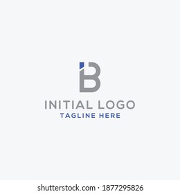 logo design inspiration for companies from the initial letters of the IB logo icon. -Vector
