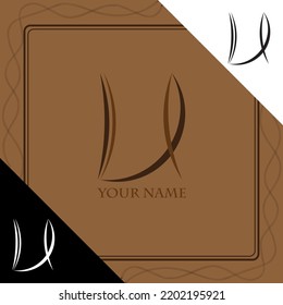logo design inspiration from letter U with circular roots art style. Can be used for company logo or product logo.