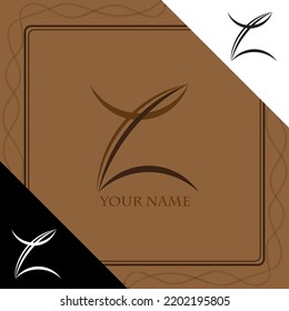 logo design inspiration from letter Z with circular roots art style. Can be used for company logo or product logo.