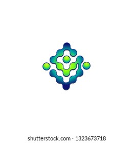 logo design inspiration for technology on white background