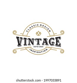 Logo Design Inspiration Vintage Retro Badge Label Emblem