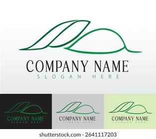 A logo design inspired by organic, natural and fresh food elements.