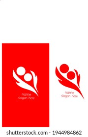 A logo design inspired by peacock feathers, can be used for brand or community logos