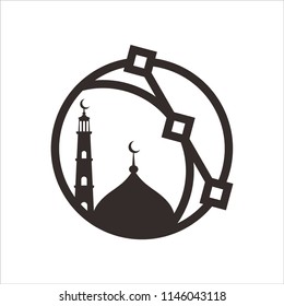 logo design for islamic shape design