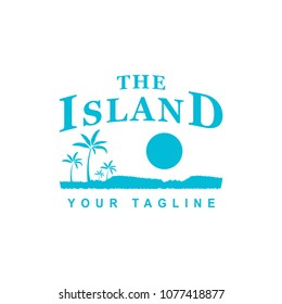 logo design of the island