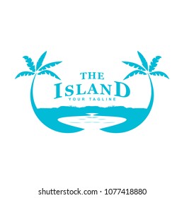logo design of the island