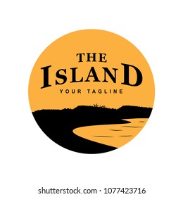 logo design of the island
