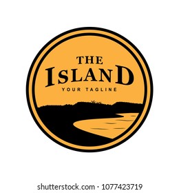 logo design of the island