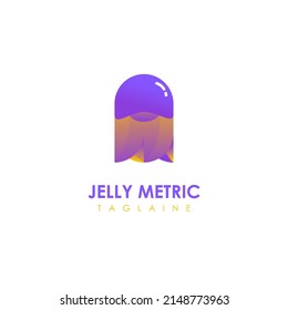 Logo design with jellyfish concept