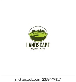 logo design for landscape  agriculture fully scalable printable design use for easily 