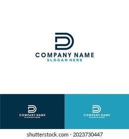 logo design Latter P + D