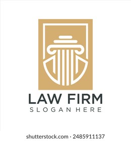 A logo design for a law firm Generate a simple yet powerful logo for a legal advisory service