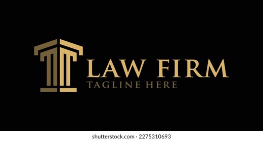 logo design law simple abstract illustration