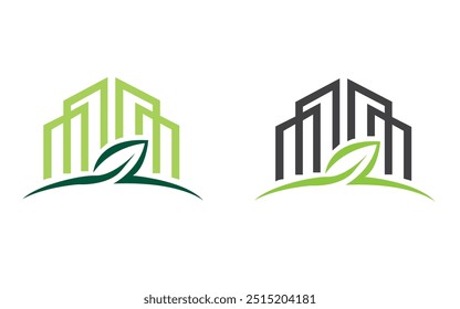 hoja de diseño de logotipo y icono de construcción Ilustración vectorial Pro Vector